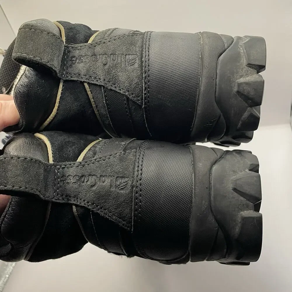 LaCrosse Women’s 8 Winter Hiking Boots Thermolite 400 Insulated Black Leather